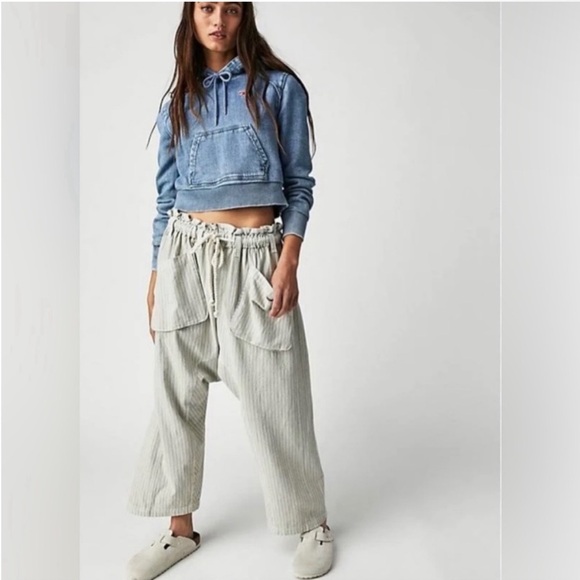 Free People Runyon Oversized Striped Pants